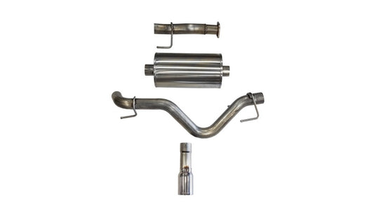 Corsa 16-23 Toyota Tacoma 3.5L V6 Double Cab 5ft Bed Sport Cat-Back Single Side Exit w/ Polished Tip - Burkken Auto Parts