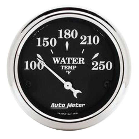 Autometer 2 1/16in 250 Degree F Old Tyme Electric Water Temp Gauge - Burkken Auto Parts
