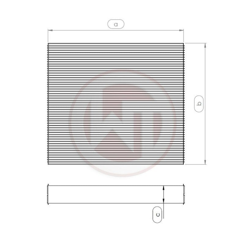 Wagner Tuning 524x468x68mm Radiator Core - Burkken Auto Parts