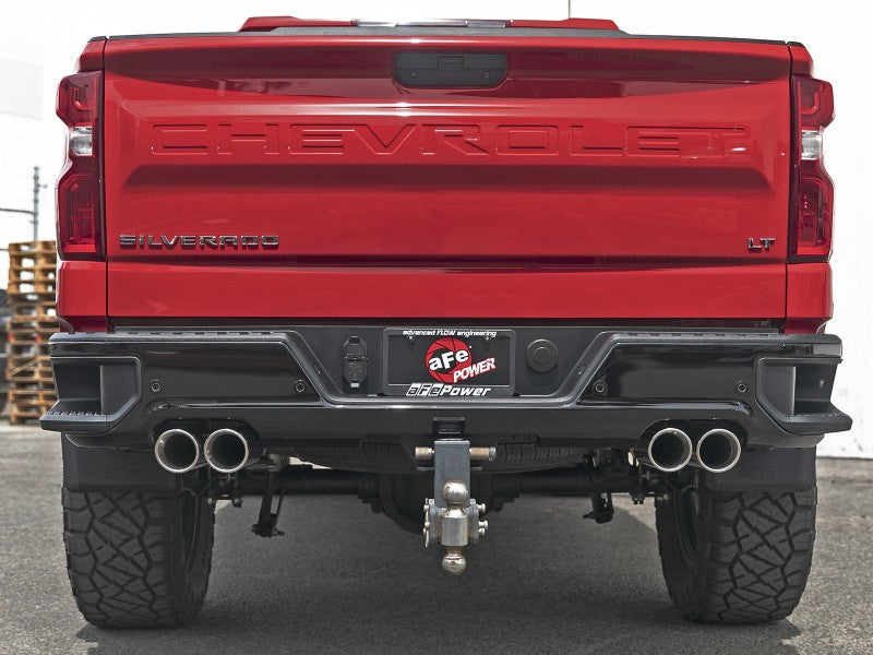 aFe Vulcan Series 3in 304SS DPF-Back 20-21 GM Trucks L6-3.0L (td) LM2 - Dual Polished Tip - Burkken Auto Parts