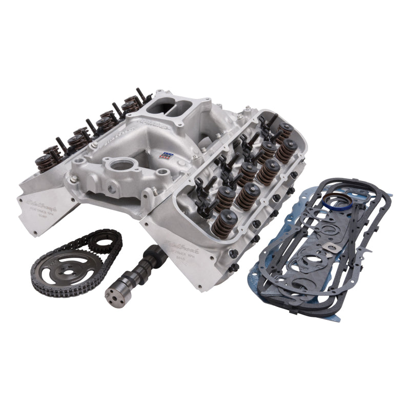 Edelbrock Power Package Top End Kit RPM Series Chevrolet 85-Earlier Mark IV 396-454Ci Big Block V8 - Burkken Auto Parts