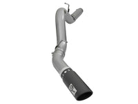 aFe LARGE Bore HD 5in Exhausts DPF-Back SS w/ Black Tips 16-17 GM Diesel Truck V8-6.6L (td) LML/L5P - Burkken Auto Parts