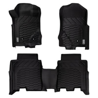 ARB 2021+ Ford Bronco Front & Rear Floor Mats - Black - Burkken Auto Parts