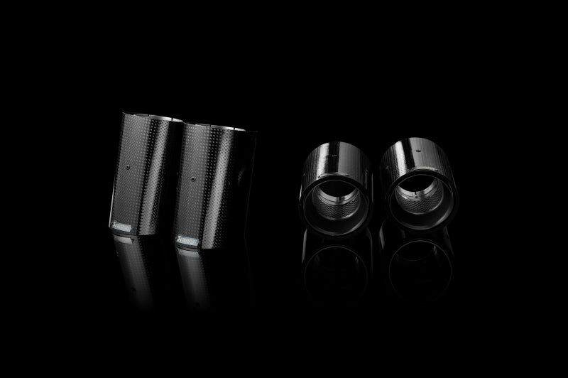 Akrapovic 07-13 BMW M3 (E90/E92/E93) Tail Pipe Set (Carbon) - Burkken Auto Parts
