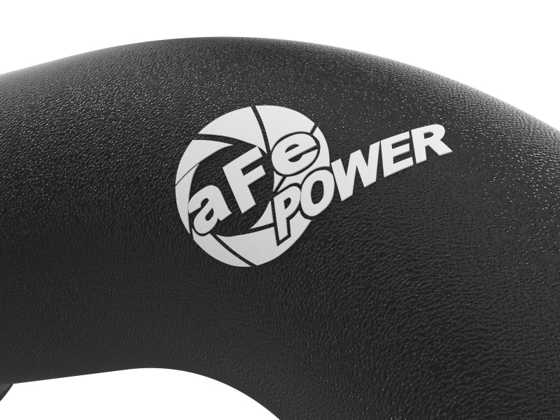 aFe 23-24 Ford F250/F350 Super Duty V8-6.7L BladeRunner 3 In. Aluminum Cold Charge Pipe- BLK - Burkken Auto Parts