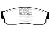 EBC 83-86 Nissan Pulsar 1.5 Turbo Greenstuff Front Brake Pads - Burkken Auto Parts