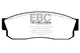 EBC 83-86 Nissan Pulsar 1.5 Turbo Greenstuff Front Brake Pads - Burkken Auto Parts