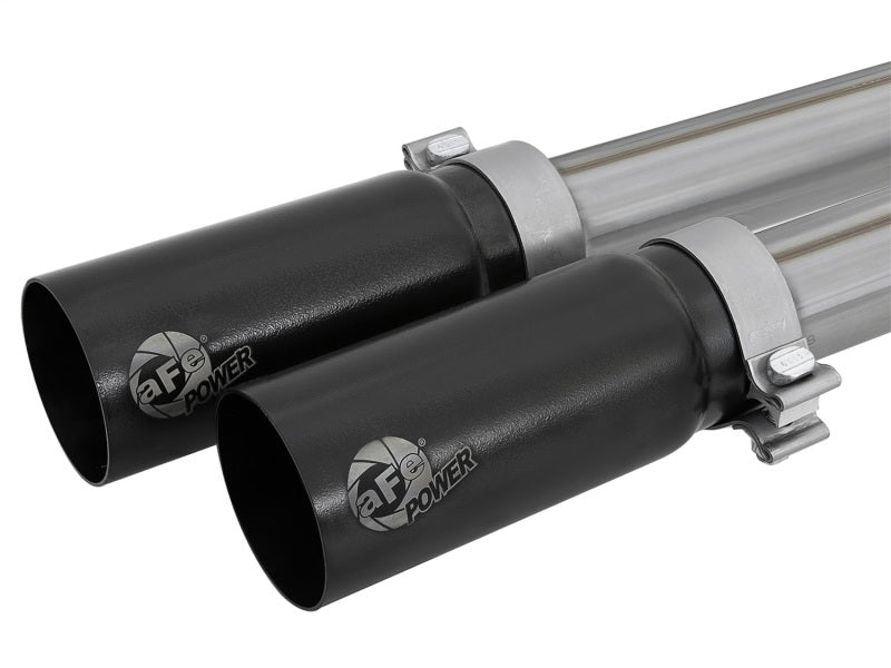aFe Rebel Series 3in to 2.5in 409 SS Cat-Back Exhaust w/ Black Tips 09-18 GM Silverado/Sierra 5.4L - Burkken Auto Parts