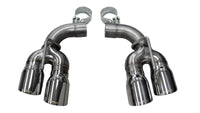 Corsa 2017-2024 Chevy Camaro SS 2.75in Inlet / 4in Outlet Polished Tip Kit (For Corsa Exhaust Only) - Burkken Auto Parts