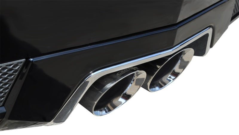 Corsa 2011-2015 Cadillac CTS Coupe V 6.2L V8 Polished Sport Axle-Back Exhaust - Burkken Auto Parts