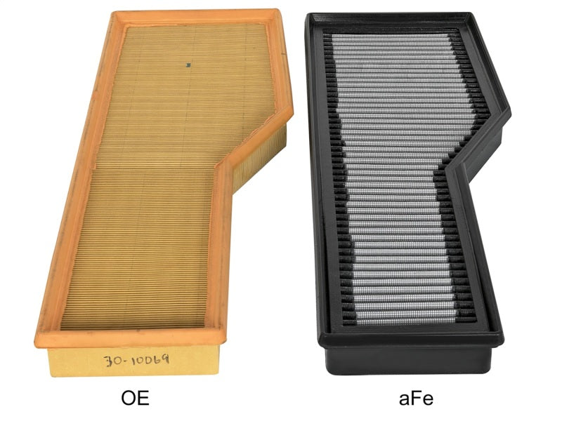 aFe Magnum FLOW Pro DRY S OE Replacement Filter 04-08 Porsche 911 Carrera (997) H6 3.6L - Burkken Auto Parts
