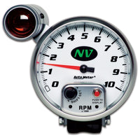 AutoMeter Gauge Tachometer 5in. 10K RPM Pedestal W/ Ext. Shift-Lite NV - Burkken Auto Parts