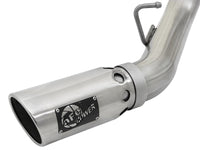 aFe ATLAS 4in DPF-Back Alum Steel Exhaust System w/Dual Exit Polished Tip 2017 GM Duramax 6.6L (td) - Burkken Auto Parts