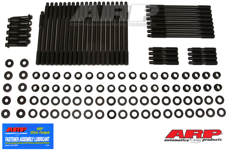 ARP SBC/WP Tall Deck 9.80 Warhawk Block w/Warhawk 12Deg LS7 Heads Head Stud Kit - Burkken Auto Parts
