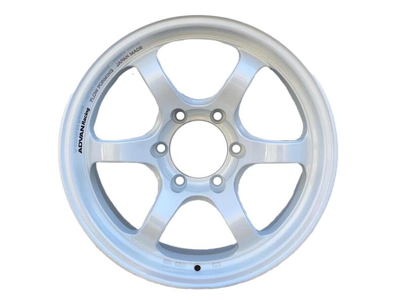 Advan RG-D2 17X8.5 -10 6x139.7 - Racing White - Burkken Auto Parts