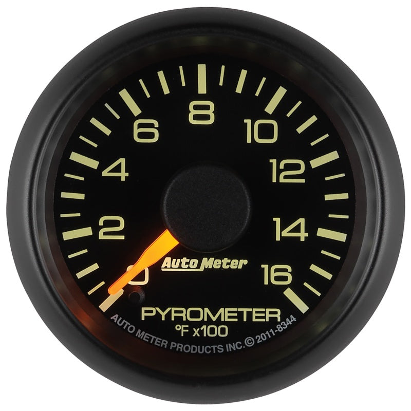 Autometer Factory Match GM 2-1/16in 1600 Degree Electric Pyrometer (EGT) Gauge - Burkken Auto Parts