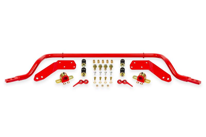 BMR 78-87 G-Body Front Sway Bar Kit - 1.25in Hollow - 2-Hole Adjustable - Red - Burkken Auto Parts