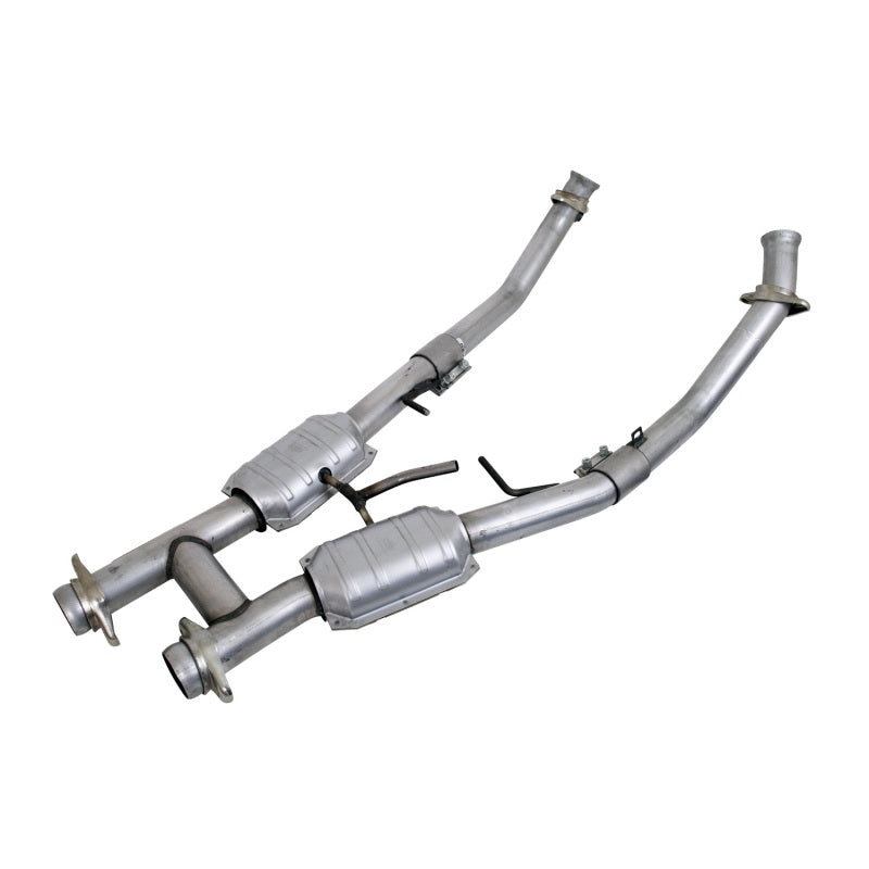 BBK 94-95 Mustang 5.0 High Flow H Pipe With Catalytic Converters - 2-1/2 - Burkken Auto Parts