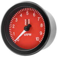 Autometer Stack Sport 88mm 0-10K RPM Tachometer - Red - Burkken Auto Parts