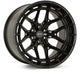 Vossen HFX-1 24x10 / 6x135 / ET25 / Deep / 87.1 CB - Satin Black Wheel - Burkken Auto Parts