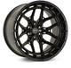 Vossen HFX-1 17x9 / 6x139.7 / ET0 / Deep / 106.1 CB - Satin Black Wheel - Burkken Auto Parts