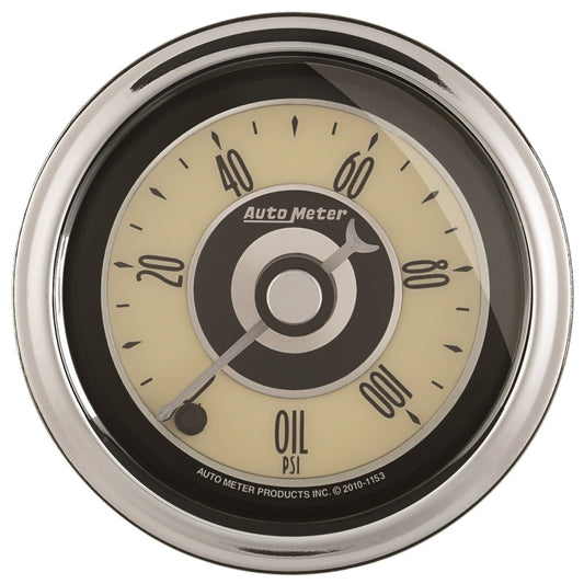 Autometer Cruiser Ad 2-1/16in Full Sweep Electric 0-100 PSI Oil Pressure Gauge - Burkken Auto Parts