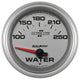 Autometer Ultra-Lite II 2 5/8in 100-250 Degree F Short Sweep Electronic Water Temperature Gauge - Burkken Auto Parts