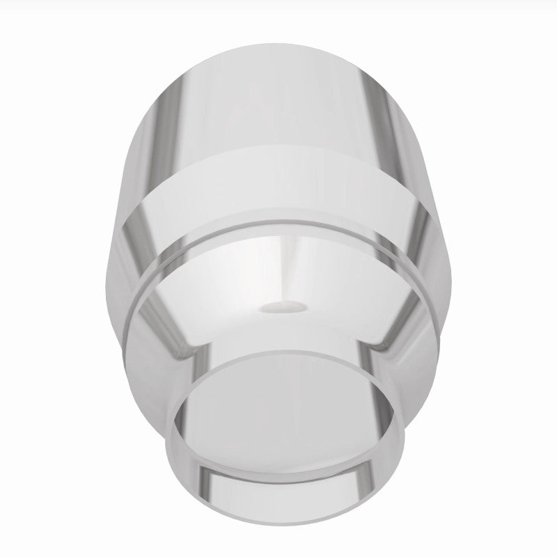 MagnaFlow Tip Stainless Double Wall Round Single Outlet Polished 4.5in DIA 2.5in Inlet 5.75in Length - Burkken Auto Parts