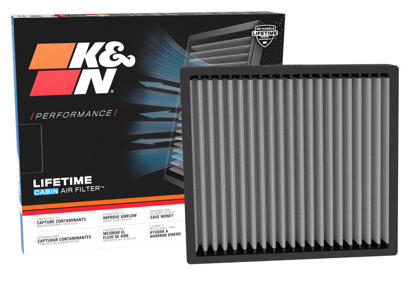 K&N 21-24 Kia Carnival/Sedona 2.2L L4 Diesel Cabin Air Filter - Rear - Burkken Auto Parts