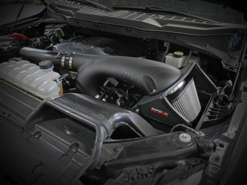 aFe Rapid Induction Cold Air Intake System w/Pro DRY S Filter 2021+ Ford F-150 V6-3.5L (tt) - Burkken Auto Parts