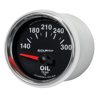 Autometer GS 52mm 140-300 Deg F Short Sweep Electronic Oil Temperature Gauge - Burkken Auto Parts