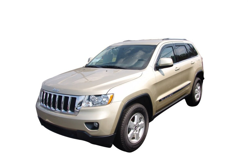 AVS 11-18 Jeep Grand Cherokee (Not L Model) Ventvisor In-Chnl FRT & RR Window Deflectors 4pc - Smk - Burkken Auto Parts