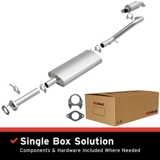 MagnaFlow BRE Exhaust Kit 02-09 Envoy Bravada Trailblazer Rainier Envoy XUV XL Trailblazer EXT - Burkken Auto Parts