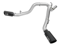 aFe Atlas Exhaust 4in Dual DPF-Back Al Steel w/ Black Tips 16-17 GM Diesel Truck V8-6.6L (td) LML - Burkken Auto Parts