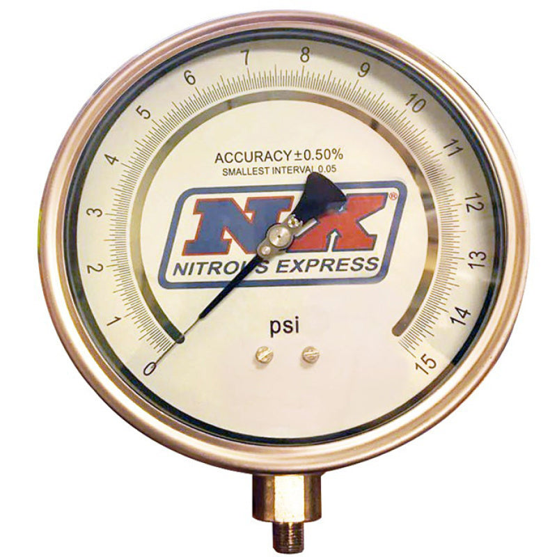 Nitrous Express 6 Certified Pressure Gauge Only (Gauge From P/N 15529) - Burkken Auto Parts