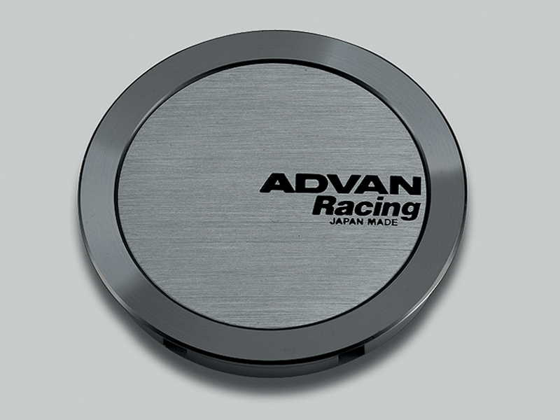 Advan 63mm Full Flat Centercap - Hyper Black - Burkken Auto Parts
