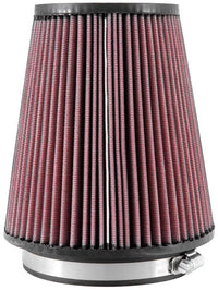 K&N Filter Universal Rubber Filter 5 inch Flange 6 1/2 inch Base 4 3/8 inch Top 7 inch Height - Burkken Auto Parts