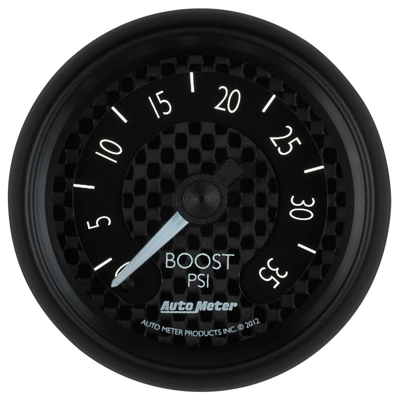 Autometer GT Series 52mm Mechanical 0-35 psi Boost Gauge - Burkken Auto Parts