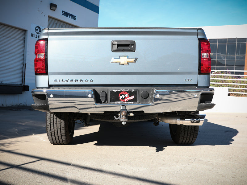 aFe Apollo GT Series 4in 409SS Cat Back Exh System Polished Tip 14-18GM Silverado 1500 V8-6.2L - Burkken Auto Parts