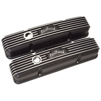 Edelbrock Valve Cover Classic Series Chevrolet 1959-1986 262-400 CI V8 Black - Burkken Auto Parts