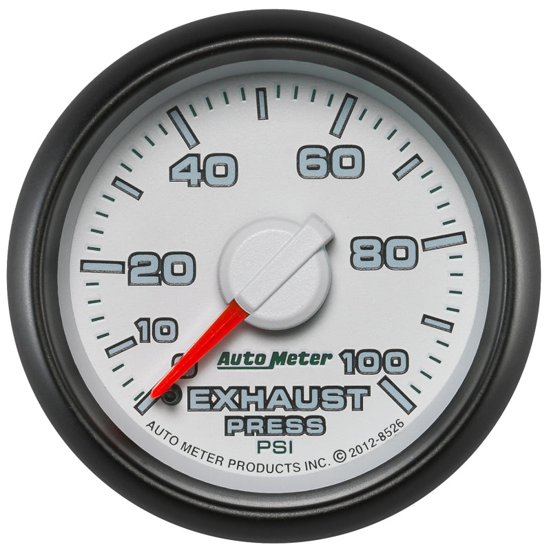 Autometer Factory Match 52.4mm Mechanical 0-100 PSI Exhaust (Drive) Pressure Gauge - Burkken Auto Parts