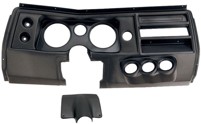 Autometer 1968 Chevrolet Chevelle No Vent Direct Fit Gauge Panel 5in x2 / 2-1/16in x4 - Burkken Auto Parts