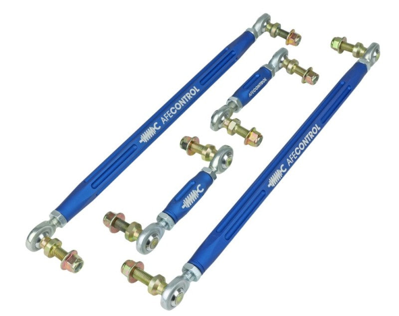 aFe Control 20-21 Toyota Supra 3.0L Adjustable End Links Kit - Front & Rear - Burkken Auto Parts