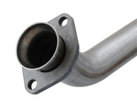 aFe Power Twisted Steel Y-Pipe Stainless Steel 2.5in 12-14 Jeep Wrangler V6 3.6L - Burkken Auto Parts