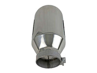 aFe Power Universal 5in Inlet 8in Outet MACH Force-XP Clamp-On Exhaust Tip - Polished - Burkken Auto Parts