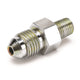 Autometer Fitting Adapter -4AN Male to 1/16in NPT Male for Ford Fuel Rail - Burkken Auto Parts
