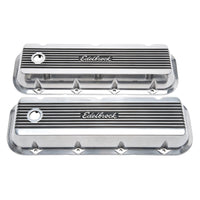 Edelbrock Valve Cover Elite II Chevrolet 1965 and Later 396-502 Big Block V8 Polished - Burkken Auto Parts