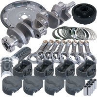 Eagle Ford 302 3.400in Crank 5.400in I-Beam Rods 4.000in Pistons 157 Tooth FP Balanced Assembly - Burkken Auto Parts