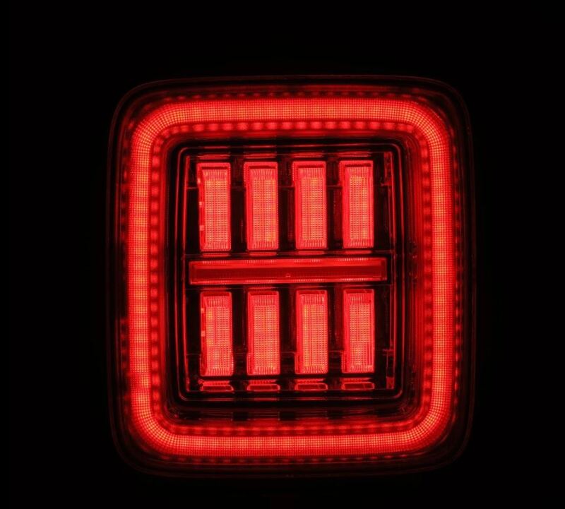 AlphaRex 18-24 Jeep Wrangler JL NOVA-Series LED Tail Lights - Burkken Auto Parts