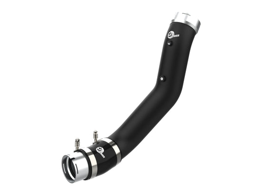 aFe 20-23 GM Diesel Trucks V8 6.6L L5P BladeRunner 3.5in Aluminum Cold Charge Pipe - Black - Burkken Auto Parts
